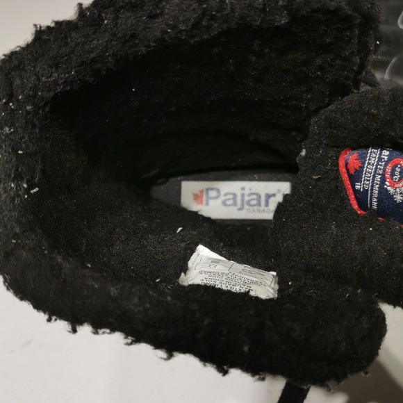 Pajar Canada Adventure Tall Lace Waterproof Winter Boots Black - Picture 9 of 11